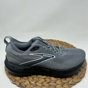 BROOKS Glycerin GTS 22 Running Shoes Primer Grey Ebony Black Size 9.5 Men's