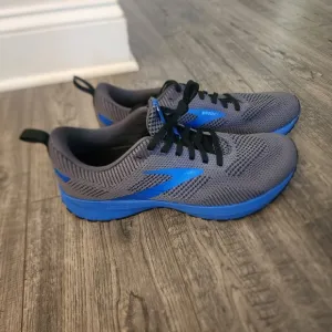 Brooks Gray and Blue Running Shoes
