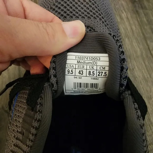Brooks Gray and Blue Running Shoes