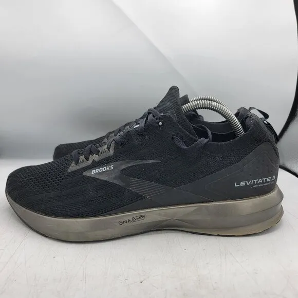 Brooks Levitate 3 Limited Edition Mens 10.5 Black Athletic Shoes Outdoors Casual