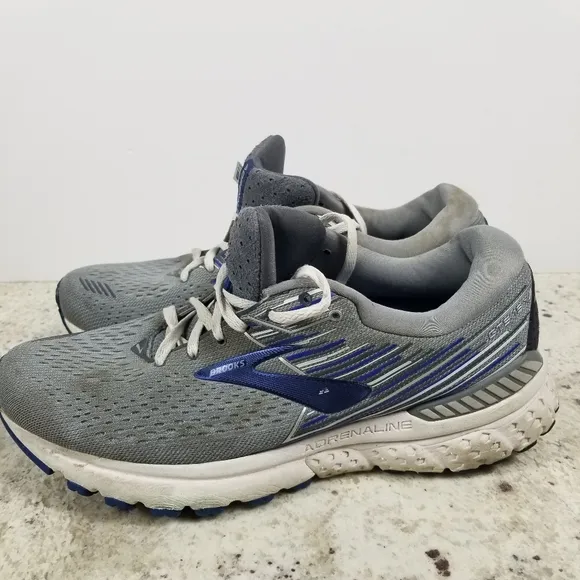 Brooks Mens Adrenaline GTS Gray Running