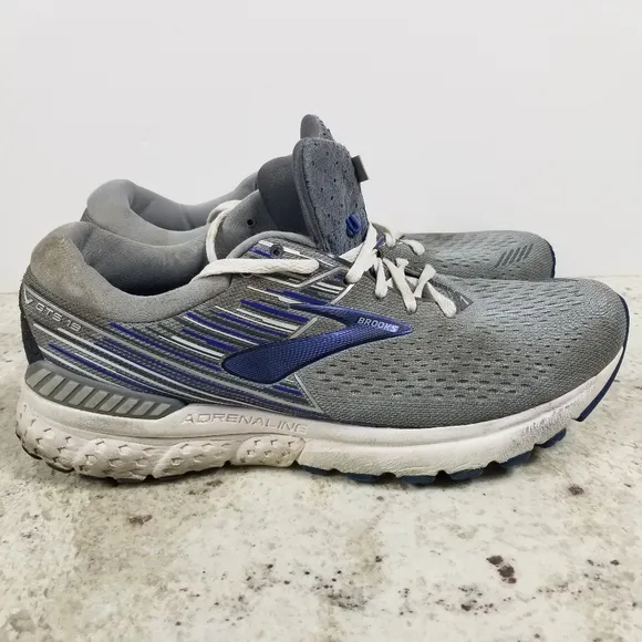 Brooks Mens Adrenaline GTS Gray Running