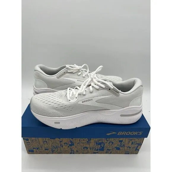 Brooks Men's Ghost MAX Running Shoes White Oyster New In Box Size 11 *Read*