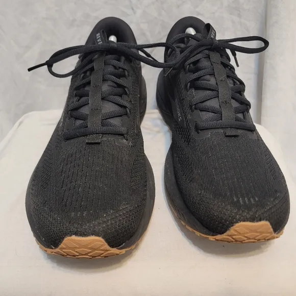 Brooks Mens Revel 7 1104351D072 Black Running Shoes Sneakers Size 12 D
