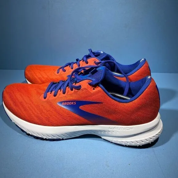 BROOKS Men's Launch 7 1103241D610 Red Blur Running Shoes Size 11,5 Athletic Shoe