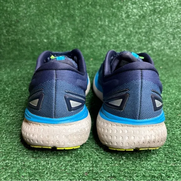 Brooks Shoes Mens 9 Glycerin 19 Running Sneakers Blue Athletic Low 1103561D443