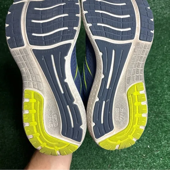 Brooks Shoes Mens 9 Glycerin 19 Running Sneakers Blue Athletic Low 1103561D443