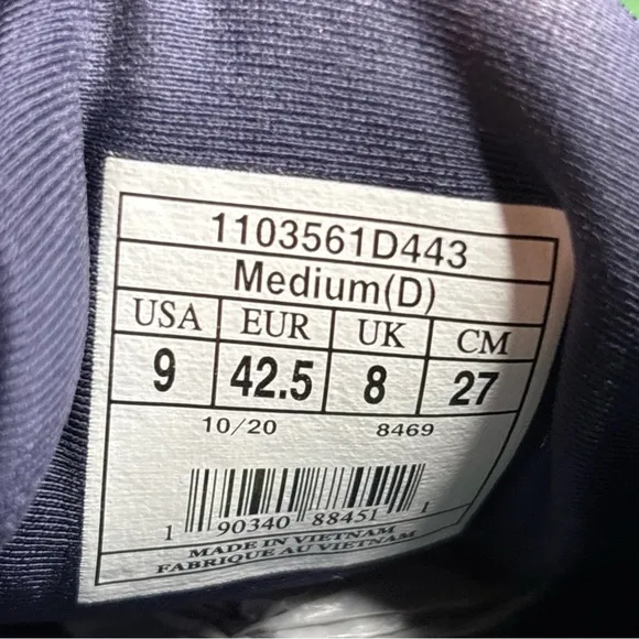 Brooks Shoes Mens 9 Glycerin 19 Running Sneakers Blue Athletic Low 1103561D443