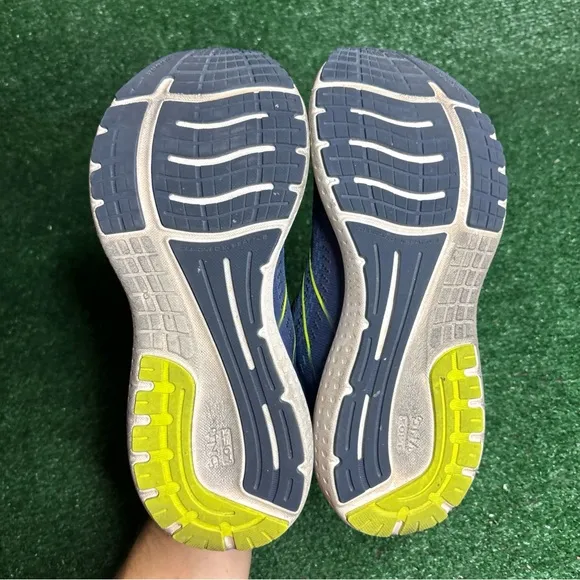 Brooks Shoes Mens 9 Glycerin 19 Running Sneakers Blue Athletic Low 1103561D443
