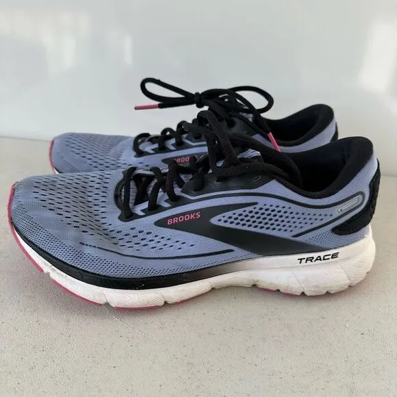 Brooks Trace 2 1203751B533 Running Shoes Women’s 9 Purple Impression Black Pink