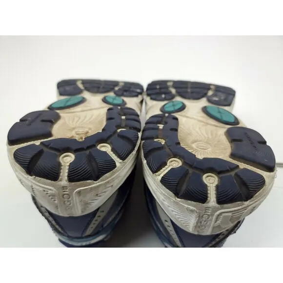 Brooks Womens Dyad 8 Gray Blue Running Shoes Lace Up Size 7