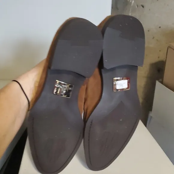 Brown Suede Tassel Loafers