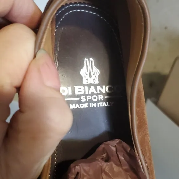 Brown Suede Tassel Loafers