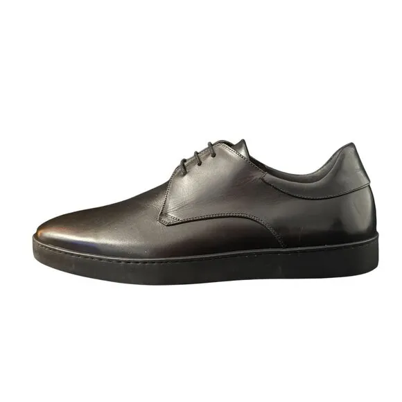 Bruno Magli Prato Hybird Derby Lace Up Black Leather Shoe BM4PRLA0, Size 10 NWOB