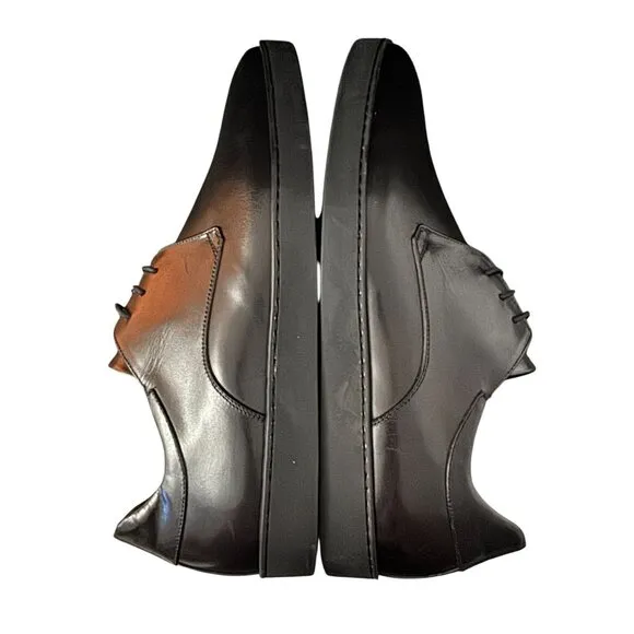 Bruno Magli Prato Hybird Derby Lace Up Black Leather Shoe BM4PRLA0, Size 10 NWOB