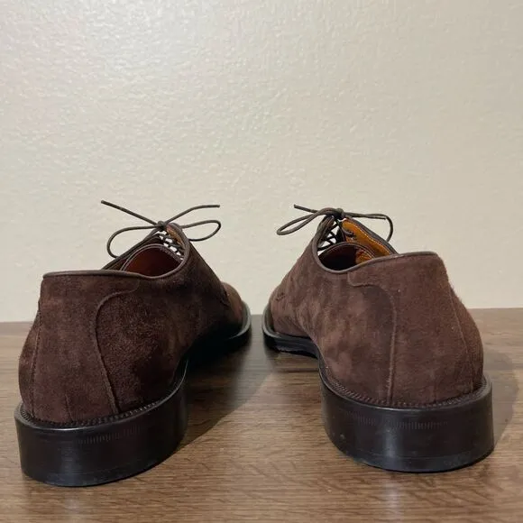 Bullock &amp; Jones Men's Brown Suede Dress Shoes