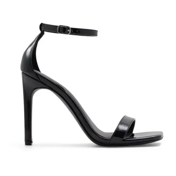 CALL IT SPRING • Black Katsia High Heels Strappy Sandals Shoes