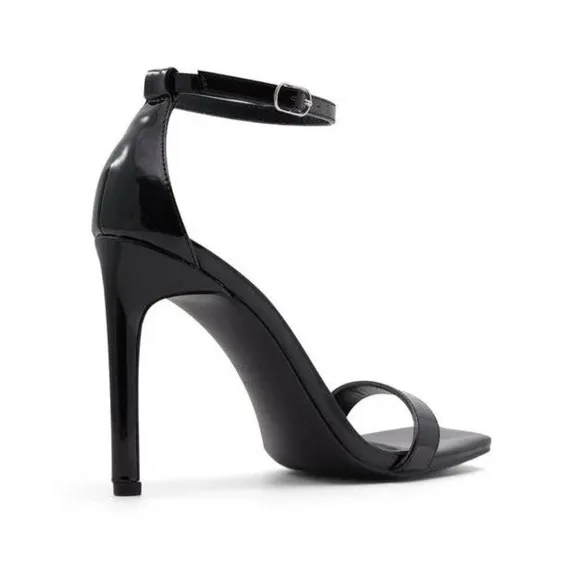 CALL IT SPRING • Black Katsia High Heels Strappy Sandals Shoes