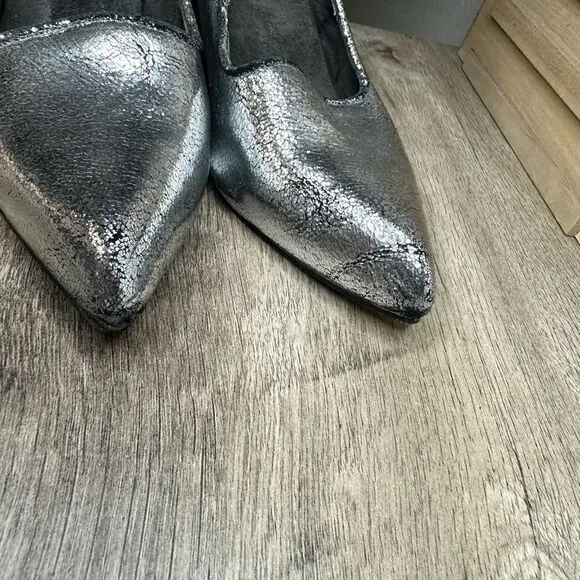 Calleen Cordero Women’s 9 Silver Heels Shoes
