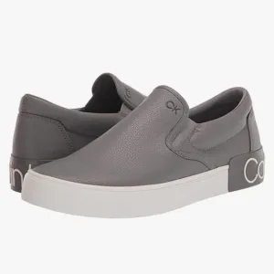 Calvin Klein Men's Gray Slip-On Shoes