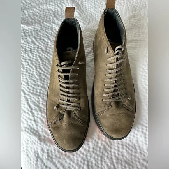 Camper Domus Men's 42 US 8.5 Suede Mid Shoes Olive