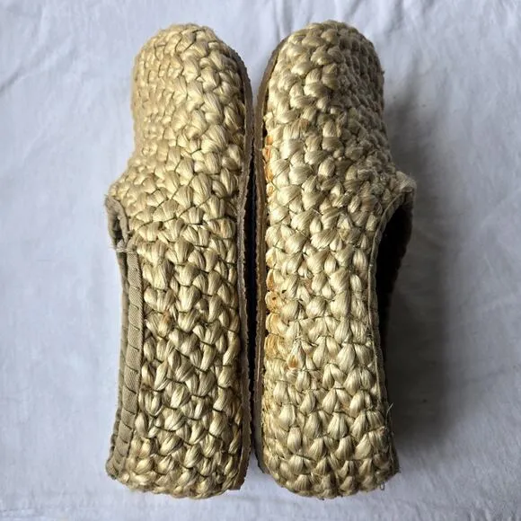 Camper Women's Woven Natural Fiber Clogs Flats Shoes Size 8