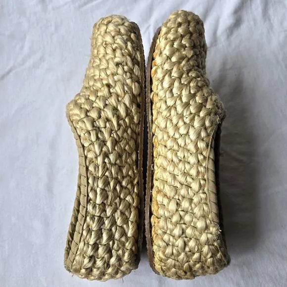 Camper Women's Woven Natural Fiber Clogs Flats Shoes Size 8