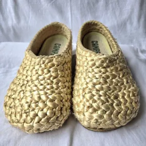Camper Women's Woven Natural Fiber Clogs Flats Shoes Size 8