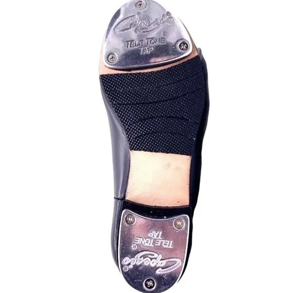 Capezio Unisex Hoof Master Children's Tap Shoes Size 10.5 Dance Leather CG100C