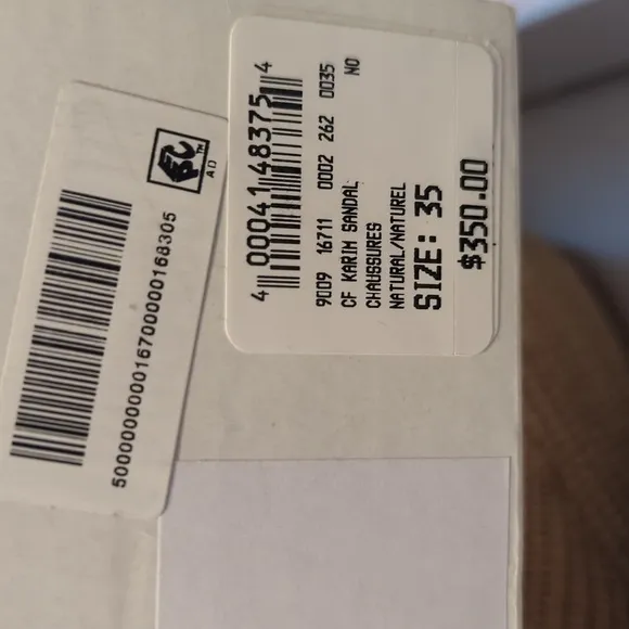 Carrie Forbes women's size 35 beige shoes.