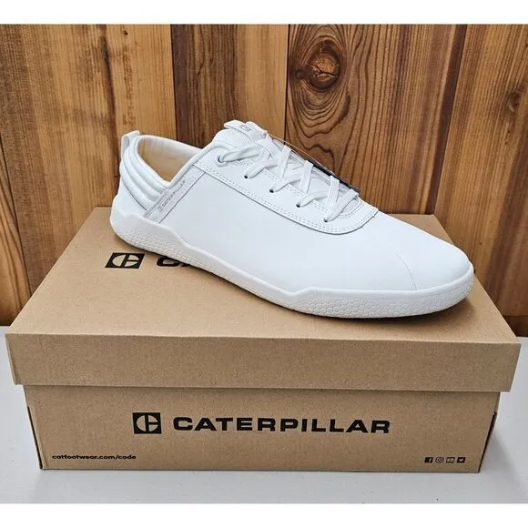 Caterpillar Hex Star White Men's Casual Shoes Size 8