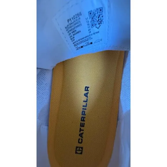 CATERPILLAR Unisex's Hex Vent  White Mens 11 womens 13