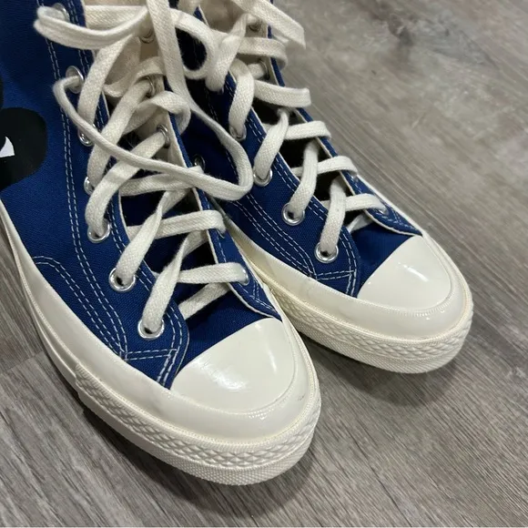 CdG PLAY x Converse Chuck Taylor All Star Peek-A-Boo High-Top Sneakers