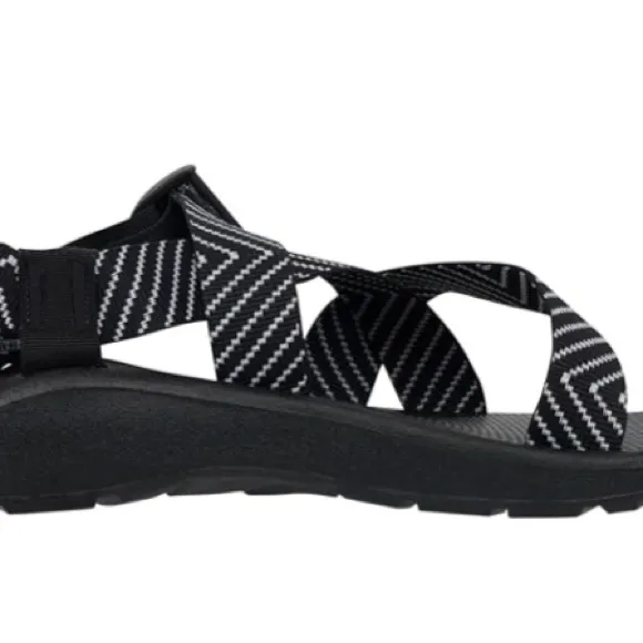 Chaco Mega Z Cloud Black and White Sandals