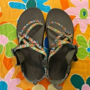 Chaco multicolored size 6 sandals.