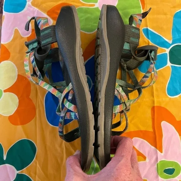 Chaco multicolored size 6 sandals.