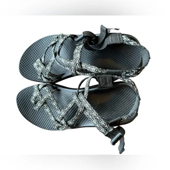Chaco Z Eddy X2 Black &amp; White Sandals Women's Size 8
