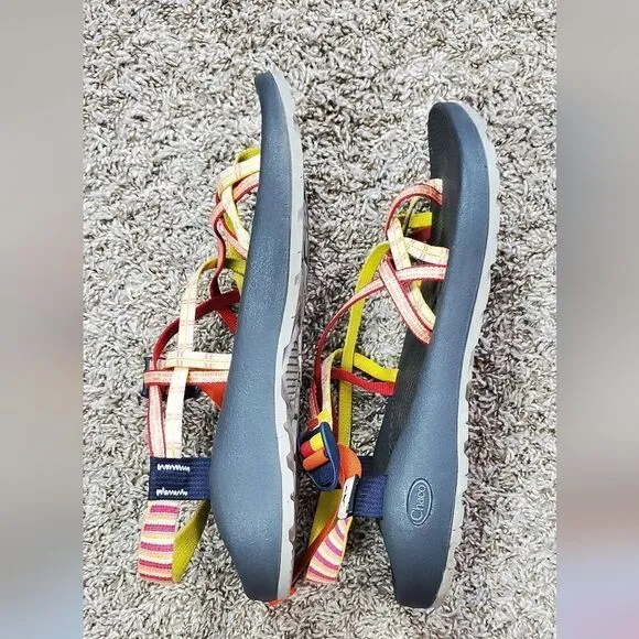 Chaco Orange &amp; Yellow Sandals