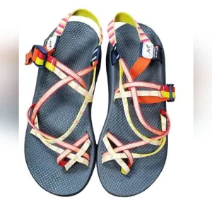 Chaco Orange &amp; Yellow Sandals