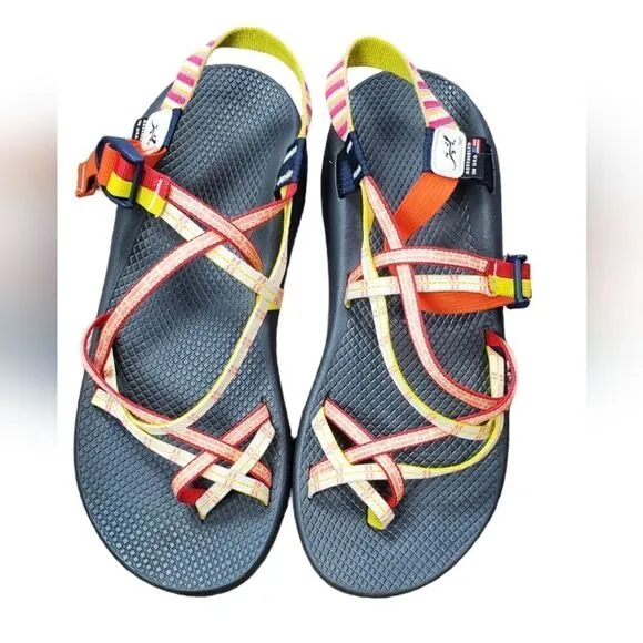 Chaco Orange &amp; Yellow Sandals