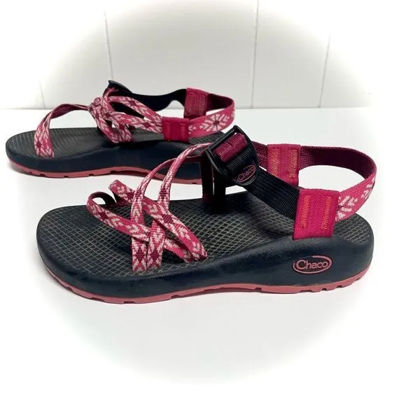 Chaco Women’s Zcloud X Sandals Pink Flowers Size 6