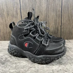 Champion Tank Grid Nubuck Sneaker Boots Size 10 Little Boys
