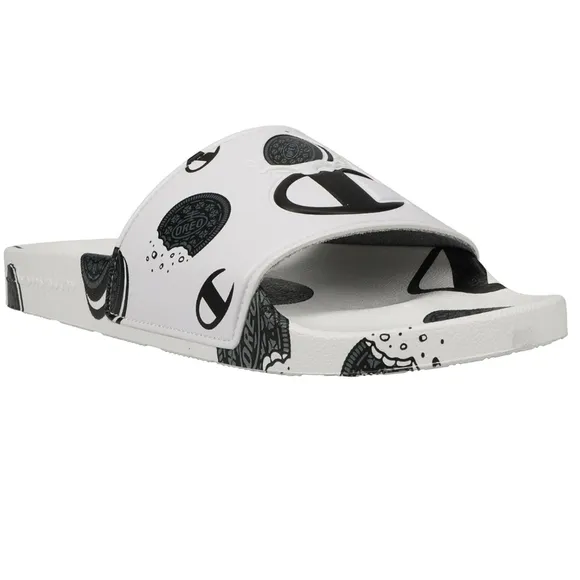 Champion X Oreo Slides M9 Limited Edition All Over Cookie Print Sandals Slidders