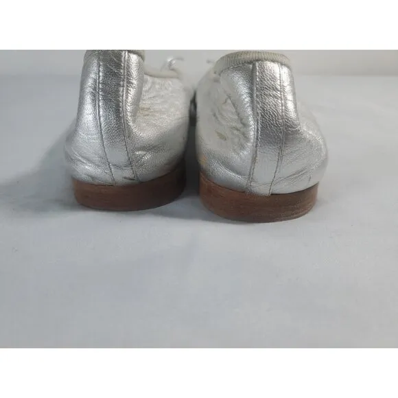 Chanel Gold Metallic Ballet Flats EU Size 42 US 10 G02819 Made in Italy