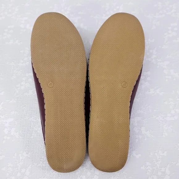 CHARIX Bordeaux Leather Mules