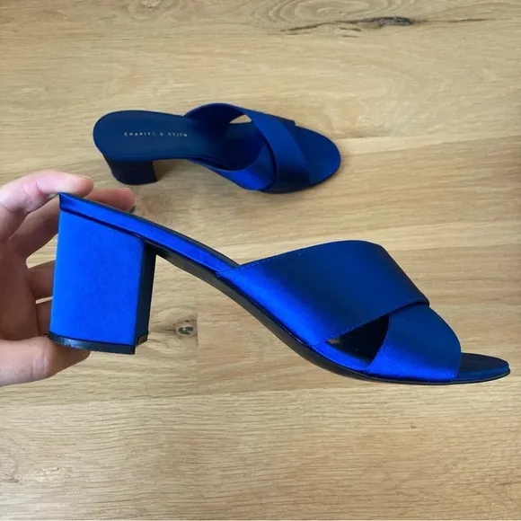 Charles &amp; Keith Satin Sandals