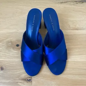 Charles &amp; Keith Satin Sandals