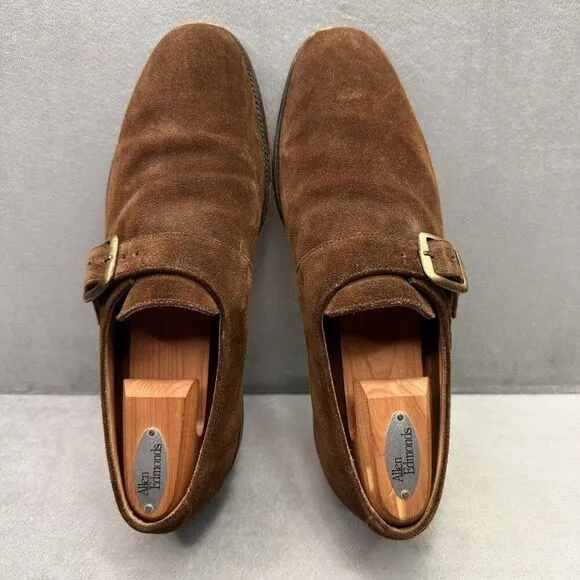 Charles Tyrwhitt Mens Size 10 (UK 9) Loafers Brown Leather Dress Shoes Buckle