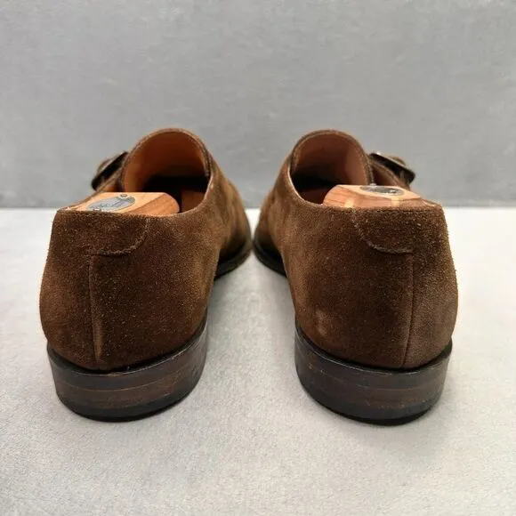 Charles Tyrwhitt Mens Size 10 (UK 9) Loafers Brown Leather Dress Shoes Buckle