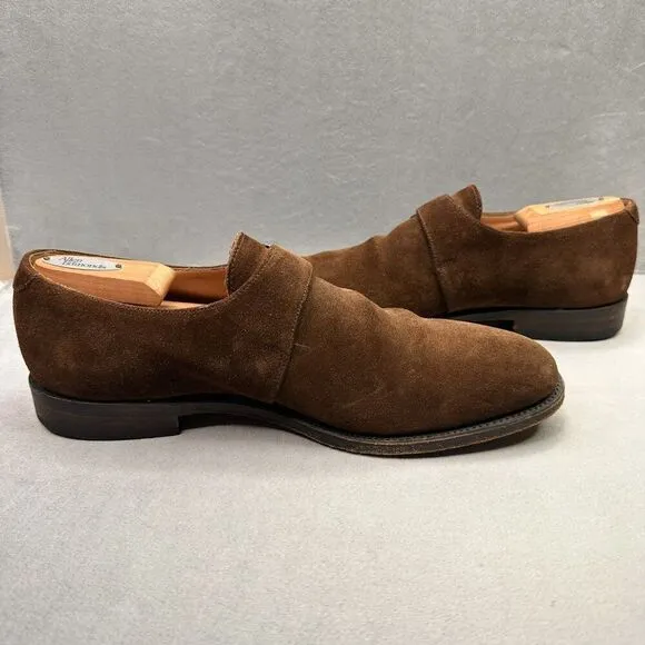 Charles Tyrwhitt Mens Size 10 (UK 9) Loafers Brown Leather Dress Shoes Buckle